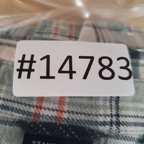 Prana Shirt Womens Small Green Plaid Flannel Organic Cotton Button Up - Picture 9 of 9